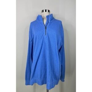 Lands’ End Casual Quarter Zip Sweater